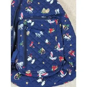 Ver Bradley Cotton Sling Backpack in Christmas Holiday Snow Globe Motif Vera Bradley | Bags | Ver Bradley Cotton Sling Backpack In  main image 4